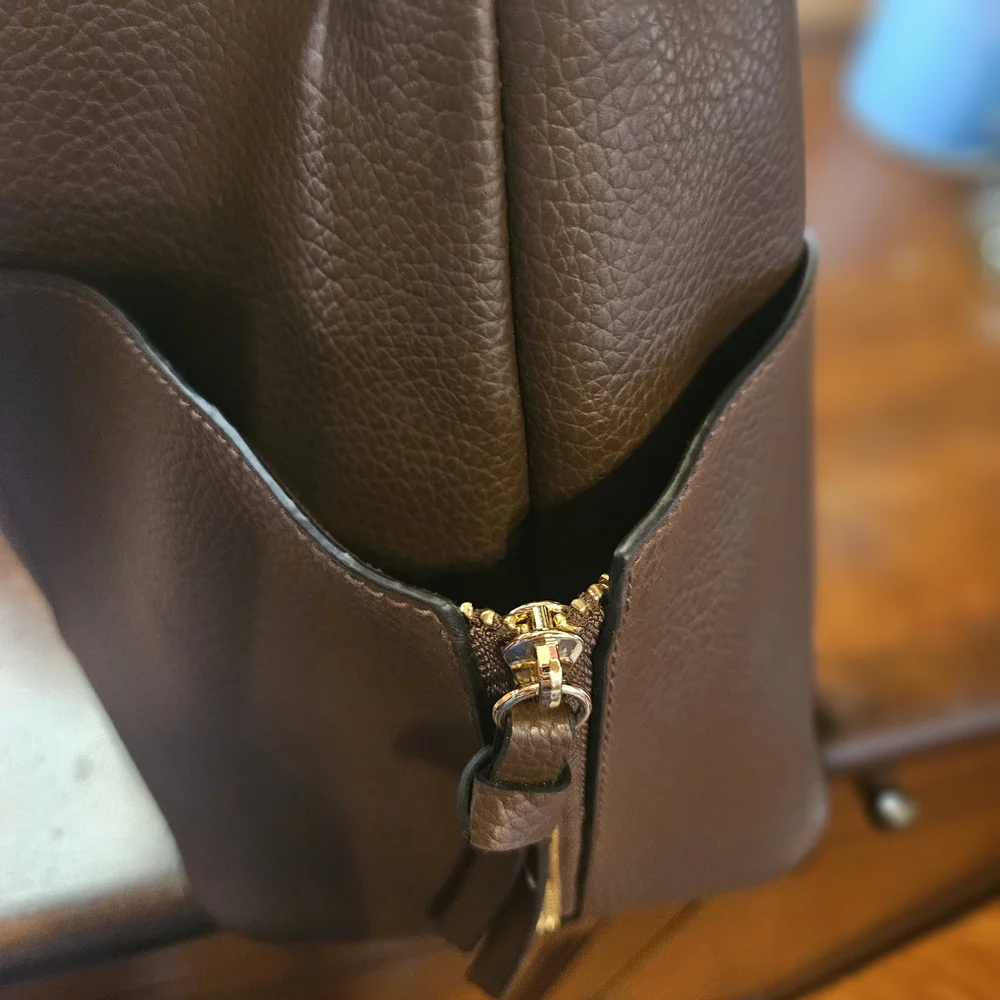 Steve Madden Brown Leather Hobo Bag